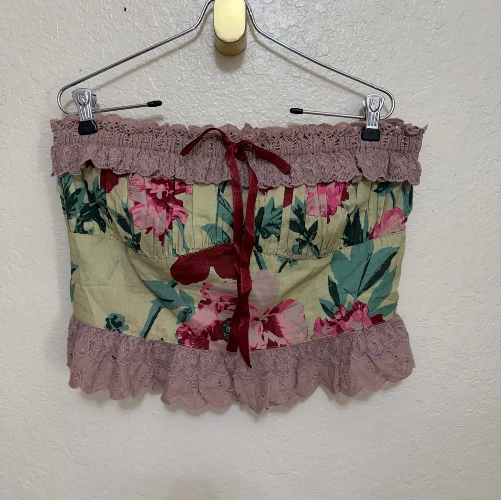 New Free People Dolly Tube Cropped Top size M - Picture 3 of 9